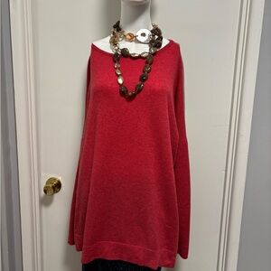 Red Oversized Sweater.Cullen.